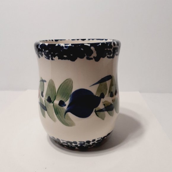 Gail Pittman mug in Whiteware - Vintage - Signed - Handpainted - Picture 3 of 7